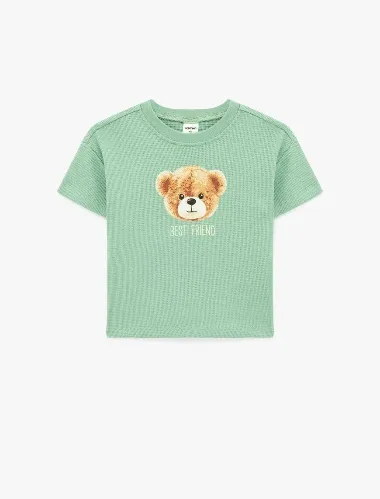 Resim Koton Erkek Bebek T-shirt 6SMB10224TK