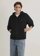 Resim Mavi Fermuarlı Erkek Sweatshirt M066979-900