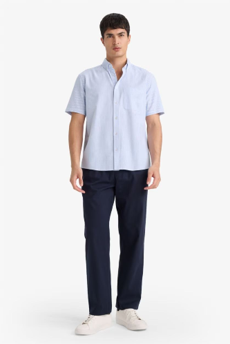 Resim Defacto Erkek Kısa Kol Gömlek F9319AX/BE302