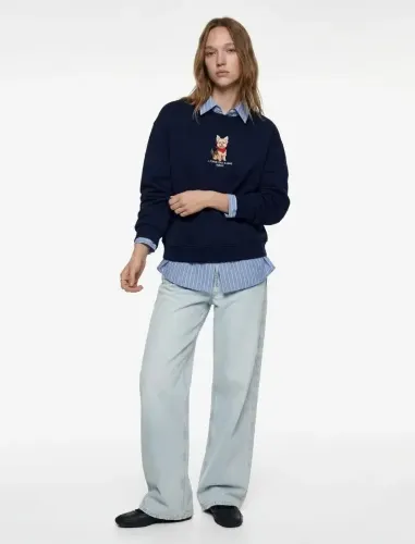 Resim Koton Kadın Sweat 7WAL10120IK