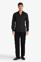 Resim Defacto Erkek  Uzun Kol Gömlek F9884AX/BK81