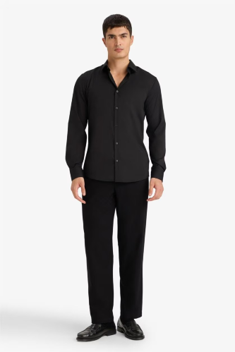 Resim Defacto Erkek  Uzun Kol Gömlek F9884AX/BK81