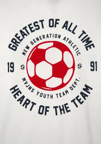 Resim Mavi Erkek Çocuk T-shirt M6610507-70057