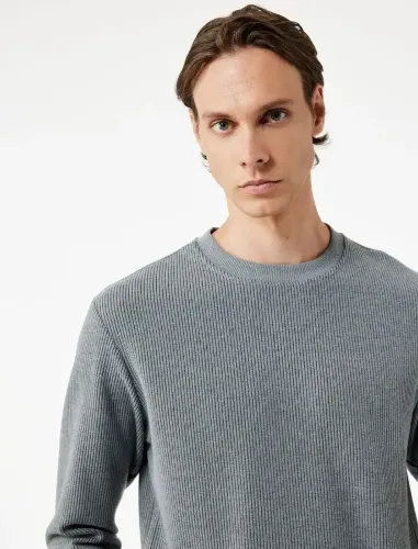 Resim Koton Erkek Sweat 7WAM70008MK