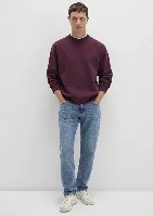 Resim Mavi Bisiklet Yaka Erkek Sweat M0S10276-70434