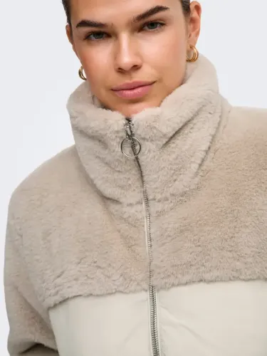 Resim Only Onlwanja Fur Puffer Mıx Jacket Noos Otw Kadın Mont 15292945