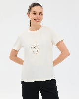 Resim Skechers  W Regular Fit Graphic Kadın T-shirt S2610049-3855