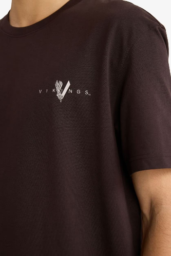 Resim Defacto Erkek T-shirt F9762AX/BN337