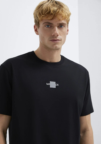 Resim Mavi Erkek T-shirt M0613132-900
