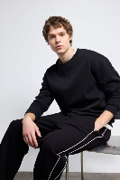 Resim Defacto Erkek Sweat E1519AX/BK81