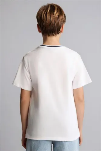 Resim Defacto Erkek Çocuk T-shirt H2951A8/WT34