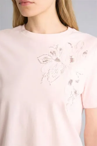 Resim Defacto Kadın T-shirt H1421AX/PN127