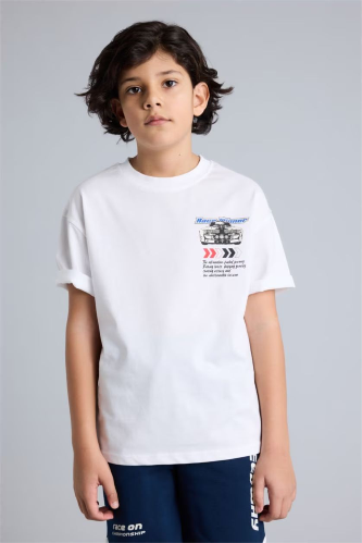 Resim Defacto Erkek Çocuk T-shirt H0978A8/WT34
