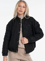Resim Guess Athleisure  Kadın Mont V6RL03WL132-JBLK Cecılıa Puffer Quılted Jacket