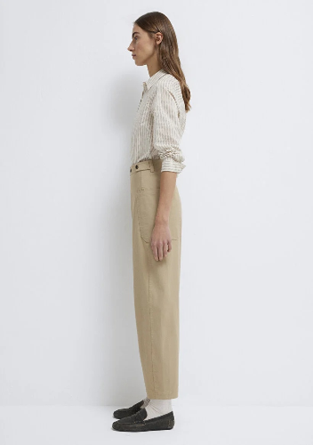 Resim Mavi Kadın Kanvas Pantolon M1011150-90378