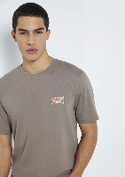 Resim Mavi Erkek T-shirt M0611714-87875