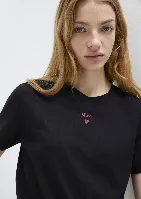 Resim Mavi Mavi Baskılı Kadın T-Shirt M1601185-900