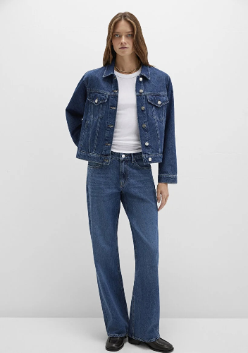 Resim Mavi Ruby Kadın Jean Ceket M1110505-90542