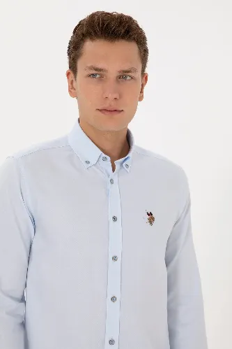 Resim 2225466 Cedcolor025K U.S Polo Assn. Erkek Uzun Kol Gömlek