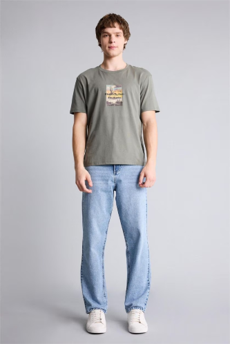 Resim Defacto Erkek T-shirt G5583AX/KH422