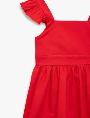 Resim Koton Kız Bebek Elbise 6SMG80039AW