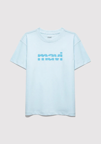 Resim Mavi Erkek Çocuk Tişört M6610444-91361