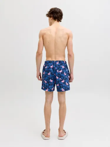 Resim Jack & Jones Jpstmauı Vıbes Novelty Aop Swım Short Sn Erkek Deniz Şortu 12291426