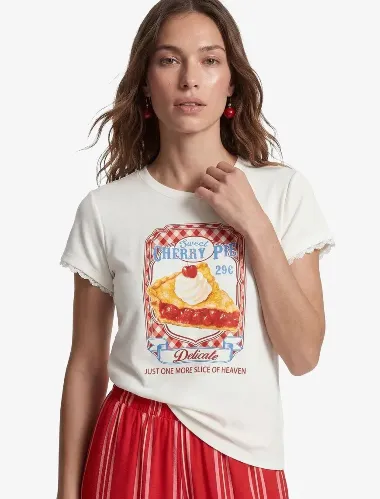 Resim Koton Kadın T-shirt 6SAK50030UK