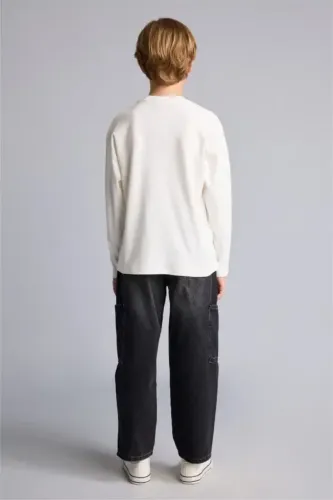 Resim Defacto Uzun Kol Erkek Çocuk Sweat E9661A8/WT34