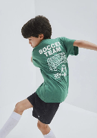 Resim Mavi Erkek Çocuk T-shirt M6610414-71697