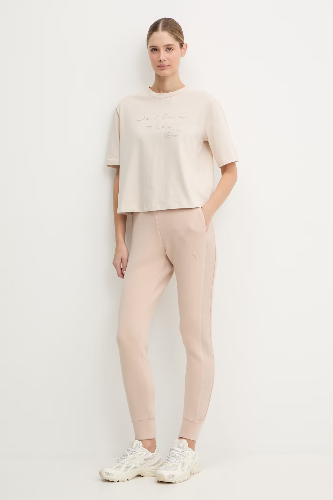 Resim Guess Athleisure  Kadın  T-shirt V6RI09I3Z14-G1FV Sophıe Cn Ss T-Shırt