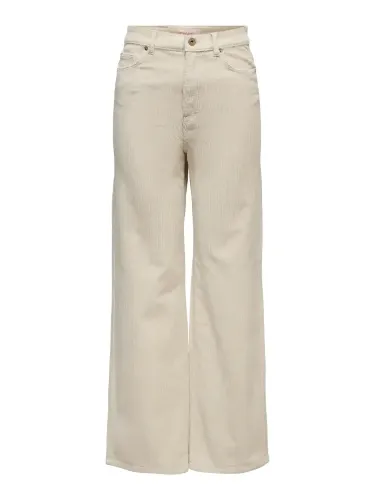Resim Only Onlhope Global Hw Wıde Cord Pnt Noos Kadın Kanvas Pantolon 15263179