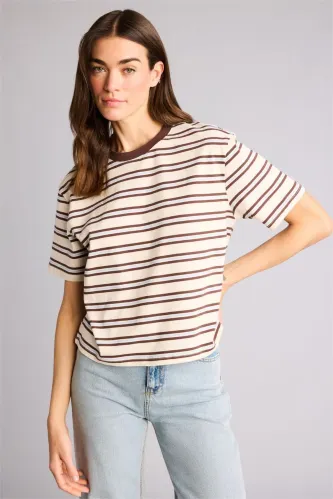 Resim Defacto Kadın T-Shirt H6450Ax/Er233
