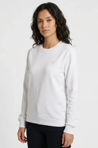 Resim Hummel Hml-T-Hmlpulse Regular Crew W Neck  Kadın Sweatshirt 922440-9001