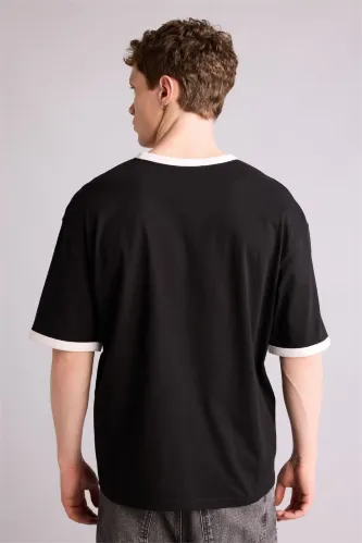 Resim Defacto Erkek T-shirt G5610AX/BK81