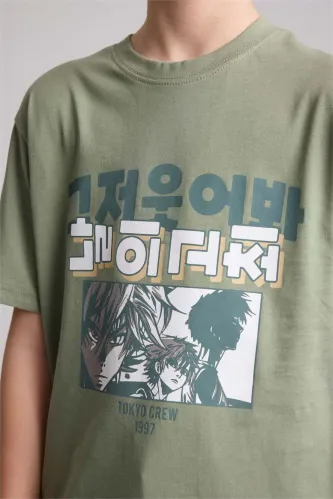 Resim Defacto Erkek Çocuk T-shirt G9962A8/KH440