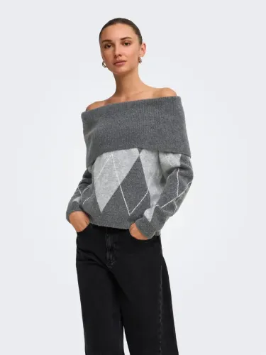 Resim Only Onlalıvıa Ls Off Shoulder Knt Kadın Kazak 15383895