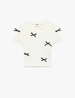 Resim Koton Kız Çocuk T-shirt 6SKG10221AK