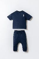 Resim U.S. Polo Assn Bebek Erkek Bebek Şort Takım USB2916