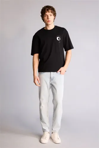 Resim Defacto Erkek T-Shirt G3218Ax/Bk81