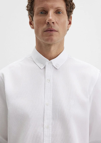 Resim Mavi Erkek Uzun Kol Gömlek M0211192-620