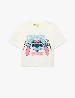 Resim Koton Kız Çocuk T-shirt 6SKG10180AK