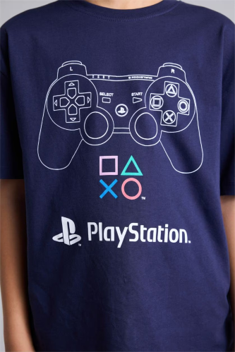 Resim Defacto Erkek Çocuk T-shirt G9074A8/NV134