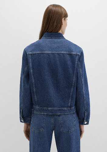 Resim Mavi Ruby Kadın Jean Ceket M1110505-90542