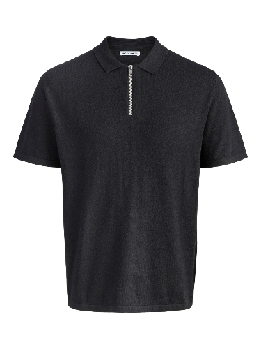 Resim Jack & Jones Jjeemıl Knıt Zıp Polo Ss Sn Erkek Gömlek 12288260
