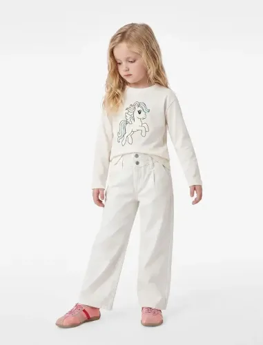 Resim Koton Kız Bebek Sweat 7WMG10131AK