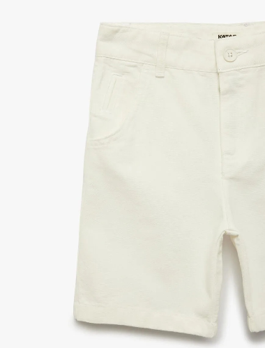 Resim Koton Erkek Çocuk Penye Şort 6SKB40025TW