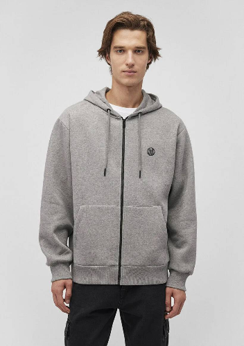 Resim Mavi Fermuarlı Erkek Sweatshirt M066979-34686