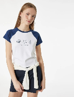 Resim Koton Kadın T-shirt 6SAL10070IK