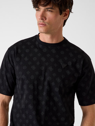 Resim Guess Athleisure  Erkek  T-shirt Z6GI07K2852-PMKW Ovıdıo Cn Ss T-Shırt